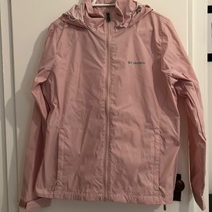 Light Pink Columbia Windbreaker